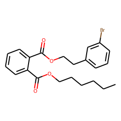 Phthalic acid, 2-(3-bromophenyl)ethyl hexyl ester