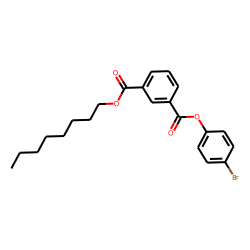 Isophthalic acid, 4-bromophenyl octyl ester