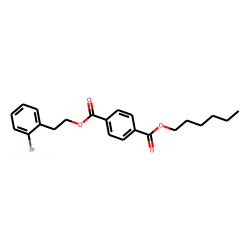 Terephthalic acid, 2-bromophenethyl hexyl ester