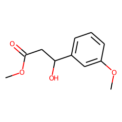Propanoic acid, 3-hydroxy-3-(3-methoxyphenyl), methyl ester