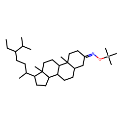 24-Ethyl-5-«beta»-cholestan-3-one, oxime, TMS # 1