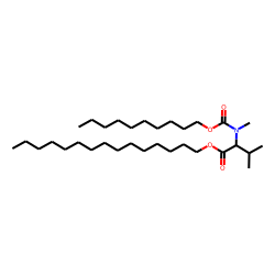 DL-Valine, N-methyl-N-decyloxycarbonyl-, pentadecyl ester