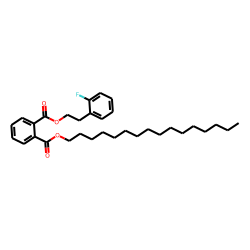 Phthalic acid, 2-(2-fluorophenyl)ethyl hexadecyl ester