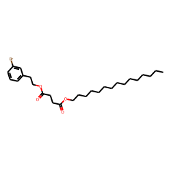 Succinic acid, 3-bromophenethyl pentadecyl ester