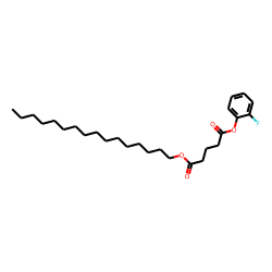 Glutaric acid, 2-fluorophenyl hexadecyl ester
