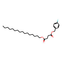 Succinic acid, 4-fluorobenzyl hexadecyl ester