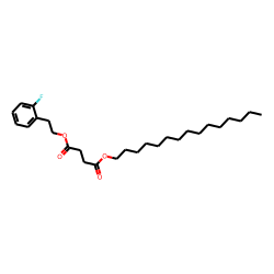 Succinic acid, 2-fluorophenethyl pentadecyl ester