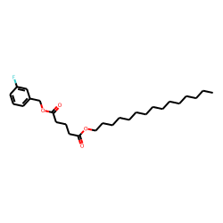 Glutaric acid, 3-fluorobenzyl pentadecyl ester