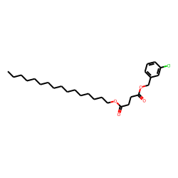 Succinic acid, 3-chlorobenzyl hexadecyl ester