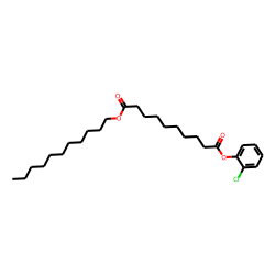 Sebacic acid, 2-chlorophenyl undecyl ester