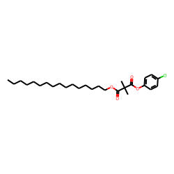 Dimethylmalonic acid, 4-chlorophenyl hexadecyl ester