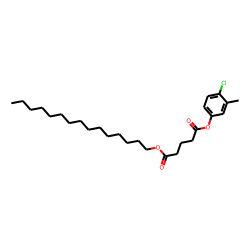 Glutaric acid, 4-chloro-3-methylphenyl pentadecyl ester