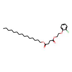 Succinic acid, 2-(2-chlorophenoxy)ethyl pentadecyl ester
