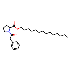 L-Proline, N-(phenylacetyl)-, tetradecyl ester