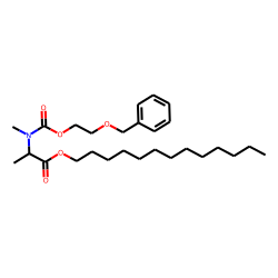 DL-Alanine, N-methyl-N-(2-benzyloxyethoxycarbonyl)-, tridecyl ester