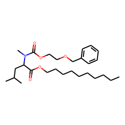 L-Leucine, N-methyl-N-(2-(benzyloxy)ethoxycarbonyl)-, decyl ester