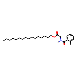 Sarcosine, N-(2-methylbenzoyl)-, hexadecyl ester