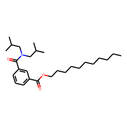Isophthalic acid, monoamide, N,N-diisobutyl-, undecyl ester