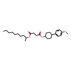 Succinic acid, dec-2-yl 4-(4-methoxyphenyl)cyclohexyl ester