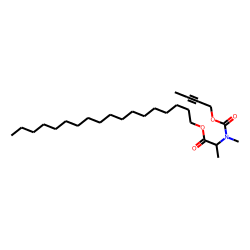 DL-Alanine, N-methyl-N-(byt-2-yn-1-yloxycarbonyl)-, octadecyl ester