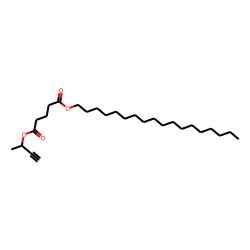Glutaric acid, but-3-yn-2-yl octadecyl ester
