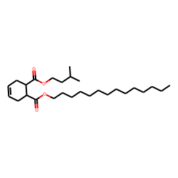 cis-Cyclohex-4-en-1,2-dicarboxylic acid, 3-methylbutyl tetradecyl ester