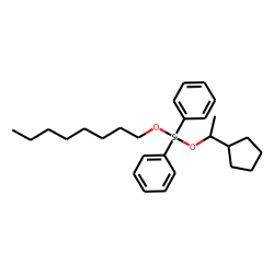 Silane, diphenyl(1-cyclopentylethoxy)octyloxy-