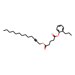 Glutaric acid, tridec-2-yn-1-yl 2-propylphenyl ester