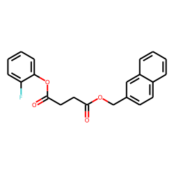 Succinic acid, 2-fluorophenyl 2-naphthylmethyl ester