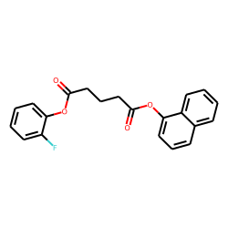 Glutaric acid, 2-fluorophenyl 1-naphthyl ester