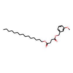 Succinic acid, 3-methoxybenzyl pentadecyl ester