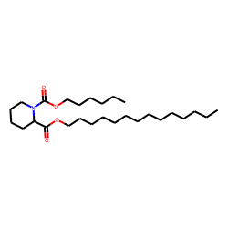 Pipecolic acid, N-hexyloxycarbonyl-, tetradecyl ester