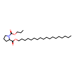 D-Proline, N-propoxycarbonyl-, octadecyl ester