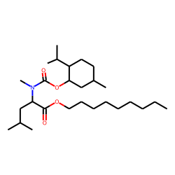 L-Leucine, N-methyl-N-((1R)-(-)-menthyloxycarbonyl)-, nonyl ester