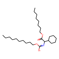 Glycine, 2-cyclohexyl-N-decyloxycarbonyl-, octyl ester