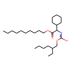 Glycine, 2-cyclohexyl-N-(2-ethylhexyl)oxycarbonyl-, decyl ester