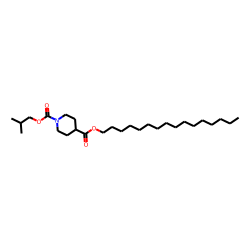 Isonipecotic acid, N-isobutoxycarbonyl-, hexadecyl ester