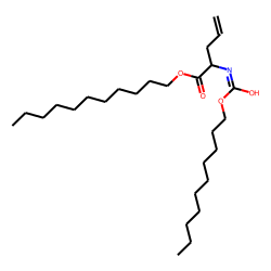 2-Aminopent-4-enoic acid, N-decyloxycarbonyl-, undecyl ester