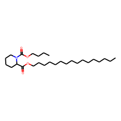 Pipecolic acid, N-butoxycarbonyl-, hexadecyl ester