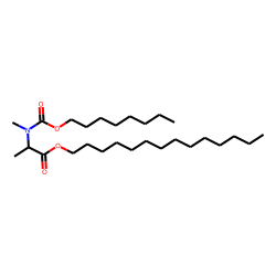DL-Alanine, N-methyl-N-octyloxycarbonyl-, tetradecyl ester