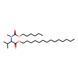 DL-Valine, N-methyl-N-hexyloxycarbonyl-, tetradecyl ester