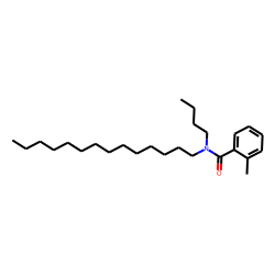 Benzamide, 2-methyl-N-butyl-N-tetradecyl-