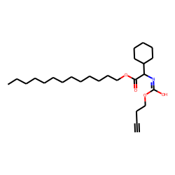 Glycine, 2-cyclohexyl-N-(but-3-yn-1-yl)oxycarbonyl-, tridecyl ester