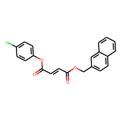 Fumaric acid, 4-chlorophenyl naphth-2-ylmethyl ester