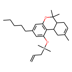 Silane, dimethyl-2-propenyl[(6a,7,10,10a-tetrahydro-6,6,9-trimethyl-3-pentyl-6H-dibenzo[b,d]pyran-1-yl)oxy]-, (6ar-trans)-