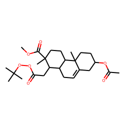 Secoandrost-5-ene-16-peroxyacetic acid, 16,17-,17-carboxy-3-beta-hydroxy-, oo-tert-butyl o-methyl ester