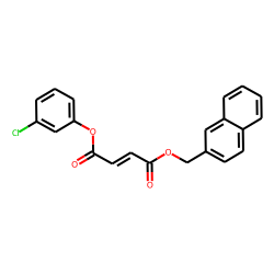 Fumaric acid, 3-chlorophenyl naphth-2-ylmethyl ester