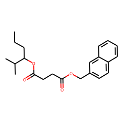 Succinic acid, 2-methylhex-3-yl 2-naphthylmethyl ester