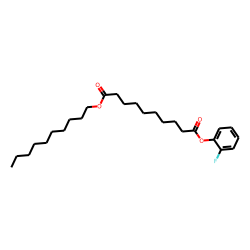 Sebacic acid, decyl 2-fluorophenyl ester