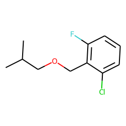 2-Chloro-6-fluorobenzyl alcohol, 2-methylpropyl ether